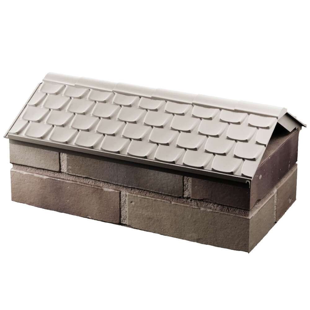 Парапет Zking Эльбрус Бежевый с посадкой на 1 кирпич (255мм) в Костроме фото