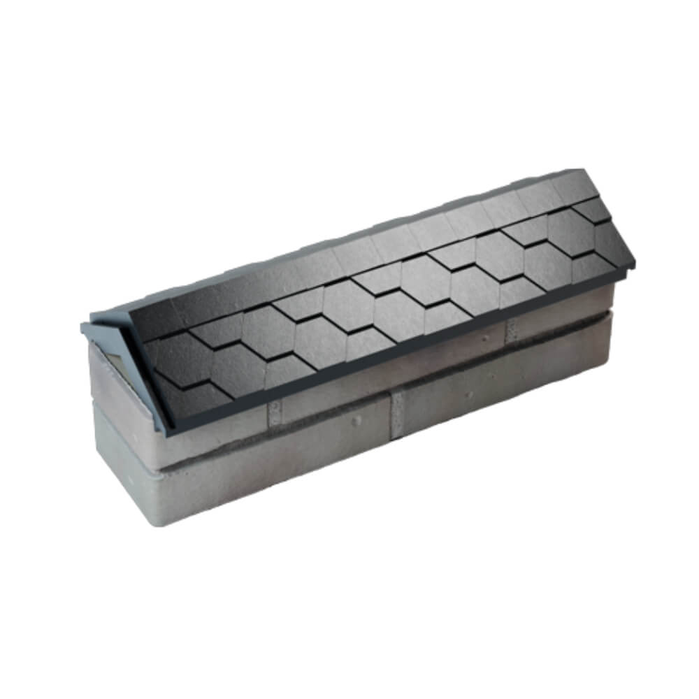 Парапет Zking Эверест Черный с посадкой на 0.5 кирпича (130мм) в Костроме фото