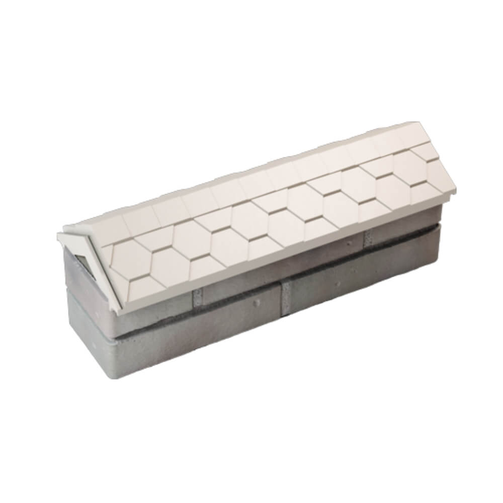 Парапет Zking Эверест Бежевый с посадкой на 0.5 кирпича (130мм) в Костроме фото