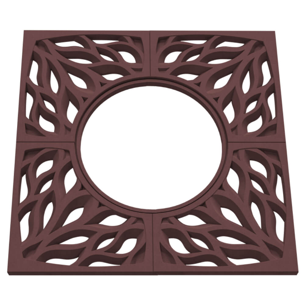 Приствольная решетка для дерева ZKING CRUST 1.2х1.2м Коричневая в Костроме фото