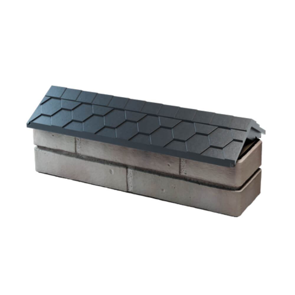 Парапет Zking Эверест Серый с посадкой на 0.5 кирпича (130мм) в Костроме фото