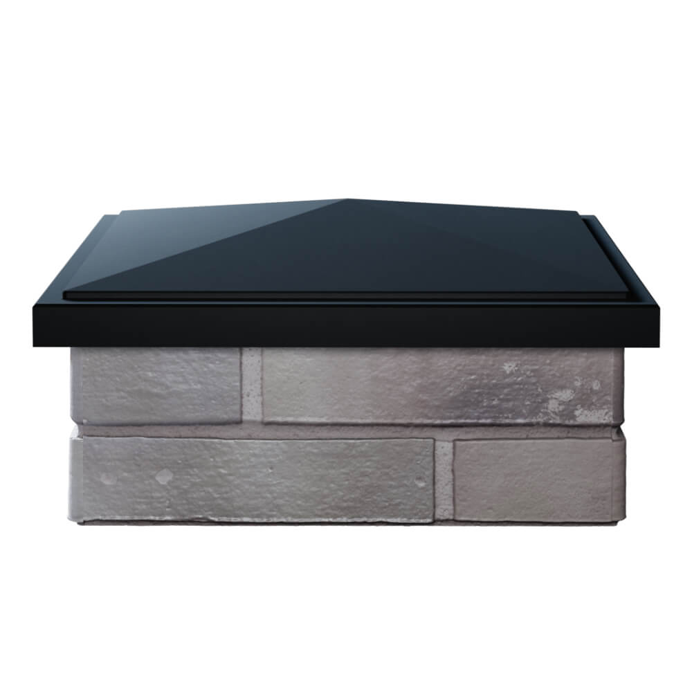 Колпак Zking БонаМоно Черный на столб 1.5х1.5 кирпича (385х385, 400х400мм) Кострома фото