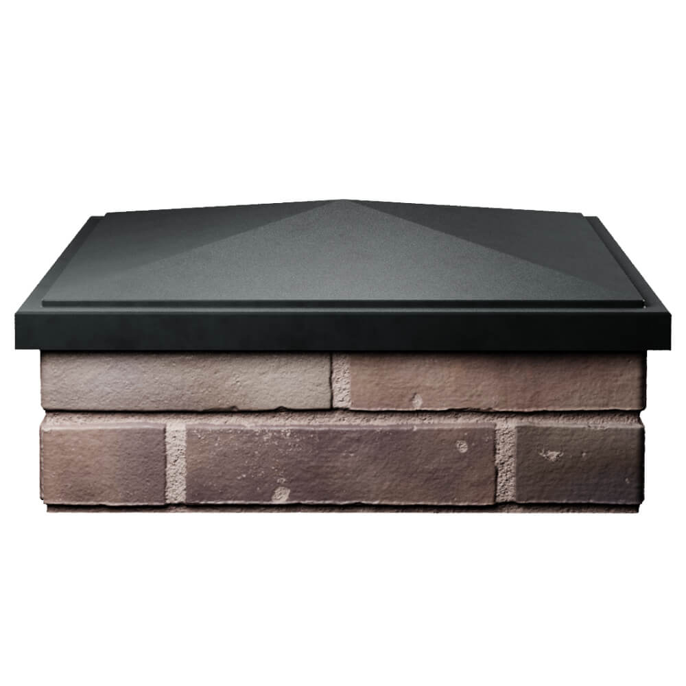 Колпак Zking БонаМоно Черный на столб 2х2 кирпича (515х515, 530х530мм) Кострома фото