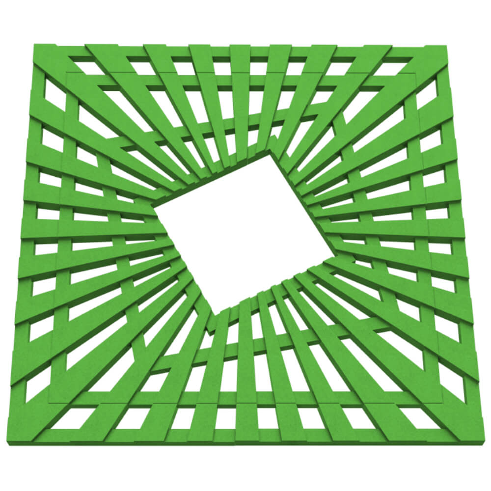 Приствольная решетка для дерева ZKING ATMOSPHERE 1.2х1.2м Зеленая в Костроме фото