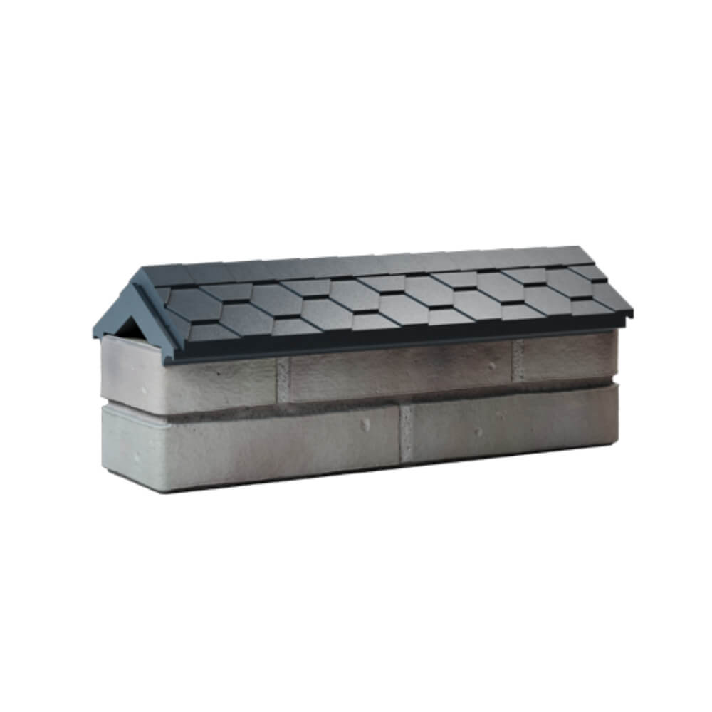 Парапет Zking Эверест Серый с посадкой на 0.5 кирпича (130мм) Кострома фото