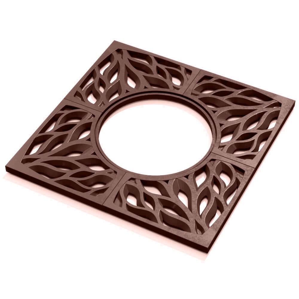 Приствольная решетка для дерева ZKING CRUST 1.2х1.2м Коричневая в Костроме фото