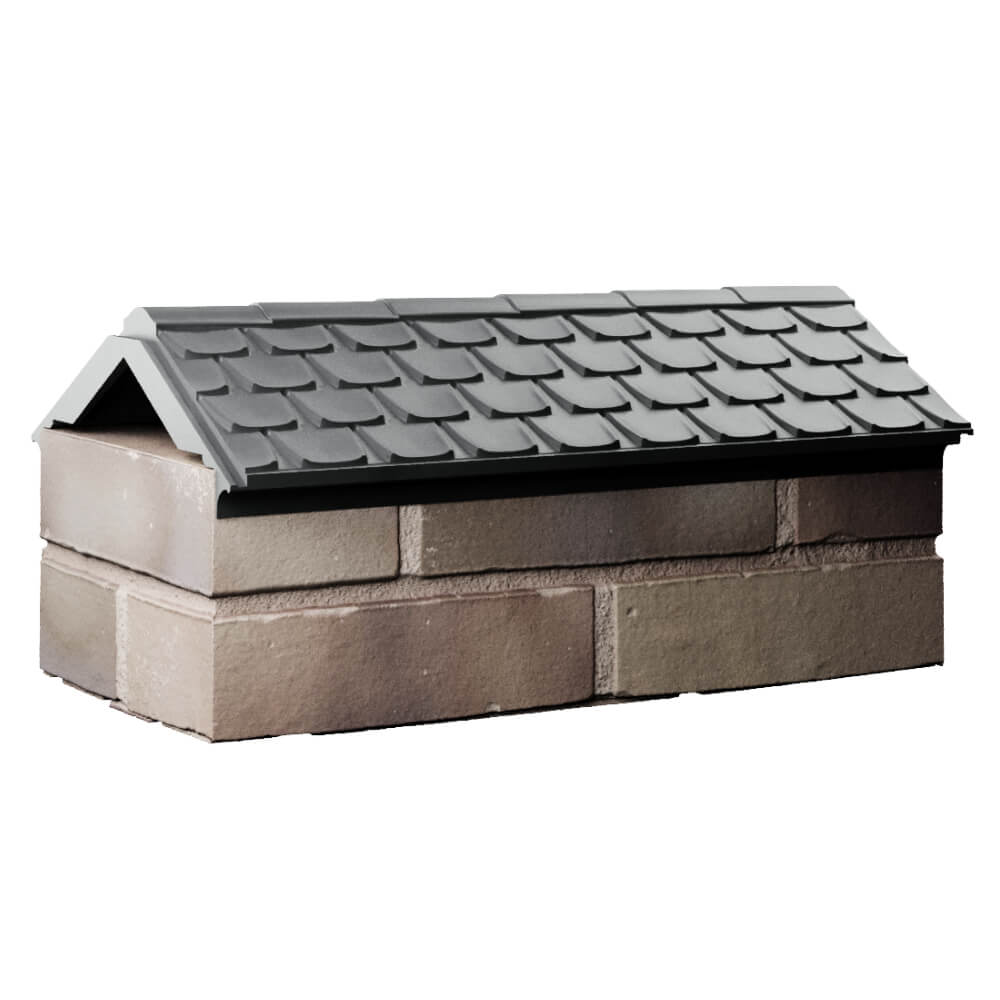 Парапет Zking Эльбрус Серый с посадкой на 1 кирпич (255мм) Кострома фото