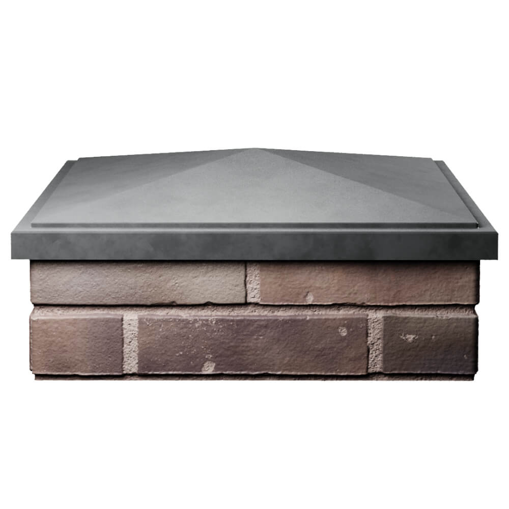 Колпак Zking БонаМоно Серый на столб 2х2 кирпича (515х515, 530х530мм) Кострома фото