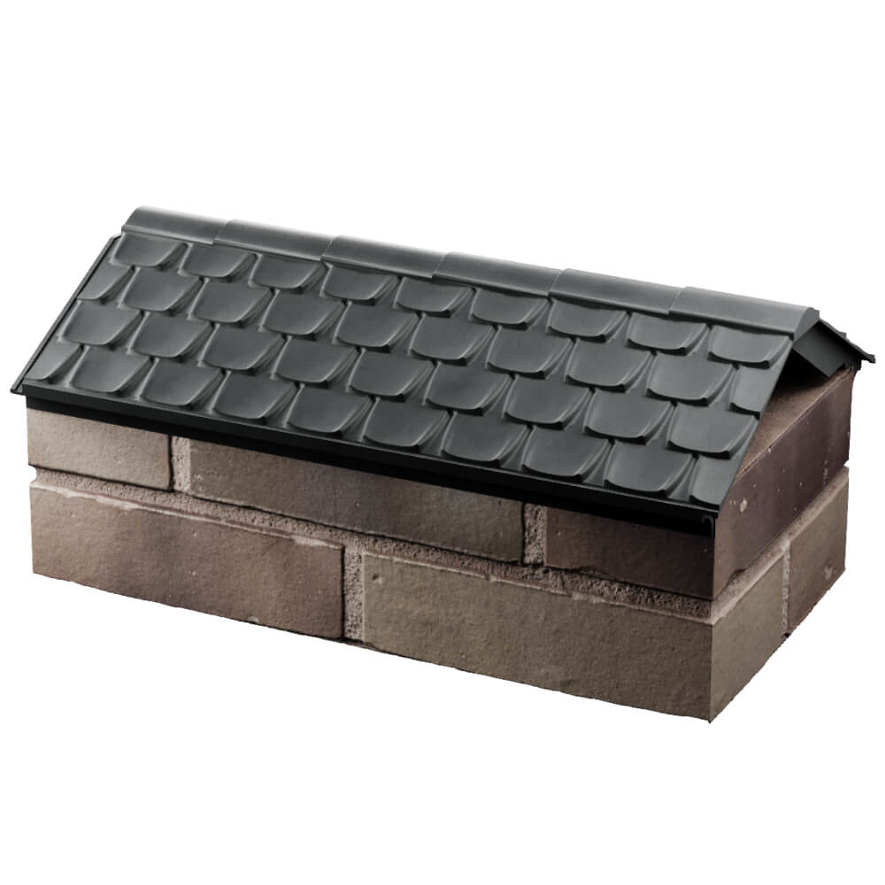 Парапет Zking Эльбрус Серый с посадкой на 1 кирпич (255мм) в Костроме фото