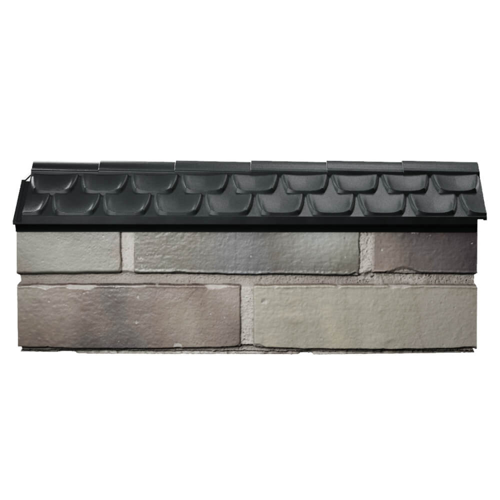 Парапет Zking Эльбрус Черный с посадкой на 0.5 кирпича (130мм) в Костроме фото